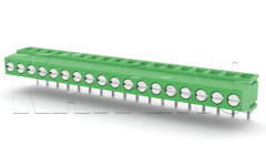 PCB Terminal Block KF128R(H:13.9)-5.00mm Brass Tin Plated Contacts Screw Terminal Blocks for Battery Energy Storage Systems