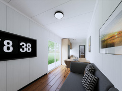 High Cube Container Home 2.7m Height Rock Wool Insulation Residential Commercial Use