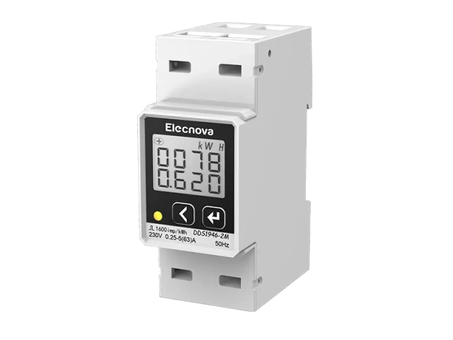 DDS(F) 1946 AC Single-Phase Energy Meter DIN-Rail Mounted for EV Charger Elecnova Power