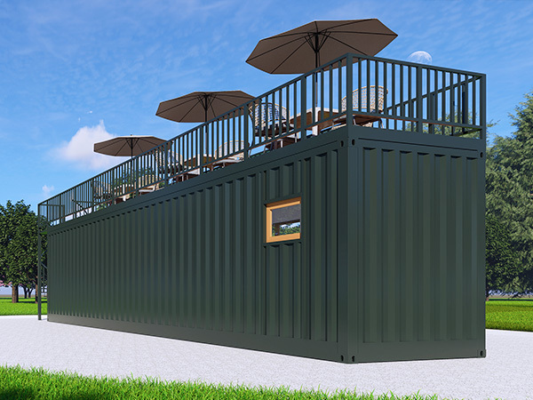 Container Home Corrosion-Resistant Steel Smart Home System Solar Powered Mobile Residence for Coastal Urban Wilderness