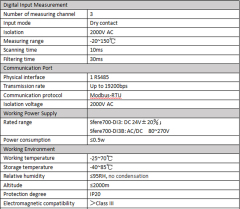 Digital Input Measuring Module 3-Channel Switching Value Input Measurement for Energy Storage Systems