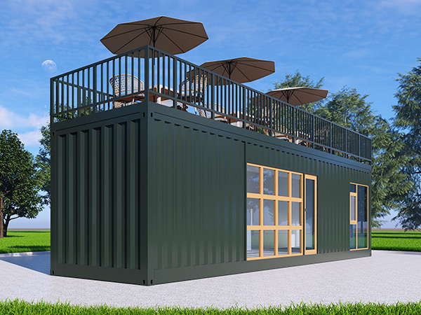 Container Home Corrosion-Resistant Steel Smart Home System Solar Powered Mobile Residence for Coastal Urban Wilderness