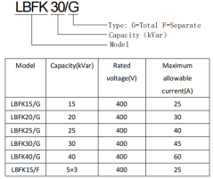 Switching and Control Device High-Reliability Rapid No-Wear Switching for Dynamic Power Factor Compensation LBT Series