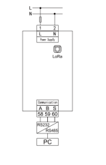 LoRa Communication Gateway RS485 to Wireless Long Distance Transmission Master-Slave Mode Multi-Band Selection SC2