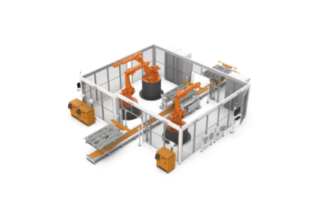 Automatic Test Station 100% Automation E-Cart Docking & Round-Trip Return for 46-Series Cylindrical Battery Packs
