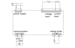 PD195Z-CD31F DC DIN-rail Mounted Energy Meter for EV Charger Modbus-RTU IP54 High Precision Measurement Elecnova