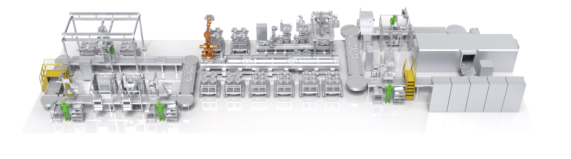 Electric Drive System Turnkey Solution High Efficiency & Space Saving for Automotive Manufacturing LEAD Intelligent