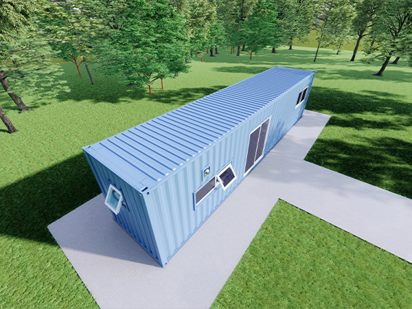 High Cube Container Home 2.7m Height Rock Wool Insulation Residential Commercial Use