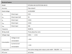 DTS(F) 1946 AC Three-Phase Energy Meter DIN Rail Mounted for EV Charger with RS485 Communication Elecnova Power