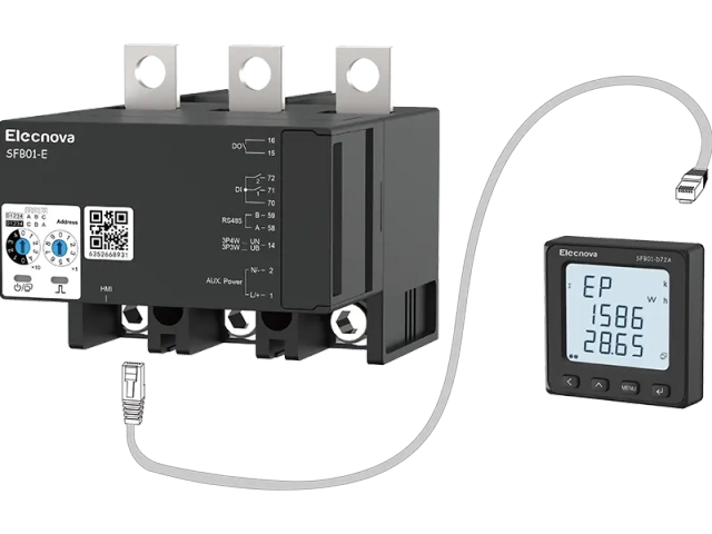 Integrated Multi-functional Power Meter Energy Monitoring Power Quality Analysis Real-Time Data Tracking Elecnova Power