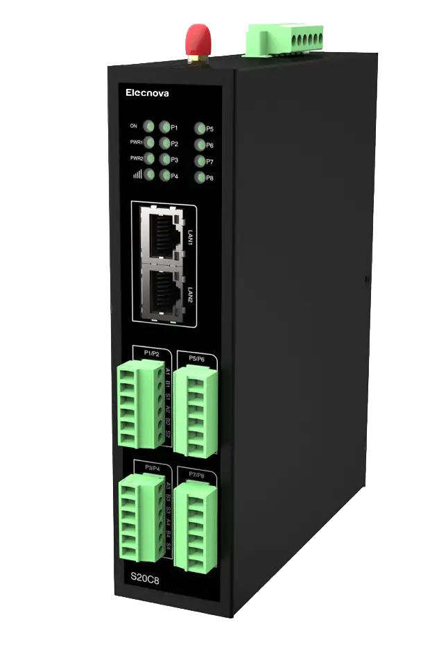 S20 IoT Gateway Smart Data Transmission Hub for Energy Management in Centralized Systems Elecnova