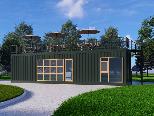 Container Home Corrosion-Resistant Steel Smart Home System Solar Powered Mobile Residence for Coastal Urban Wilderness