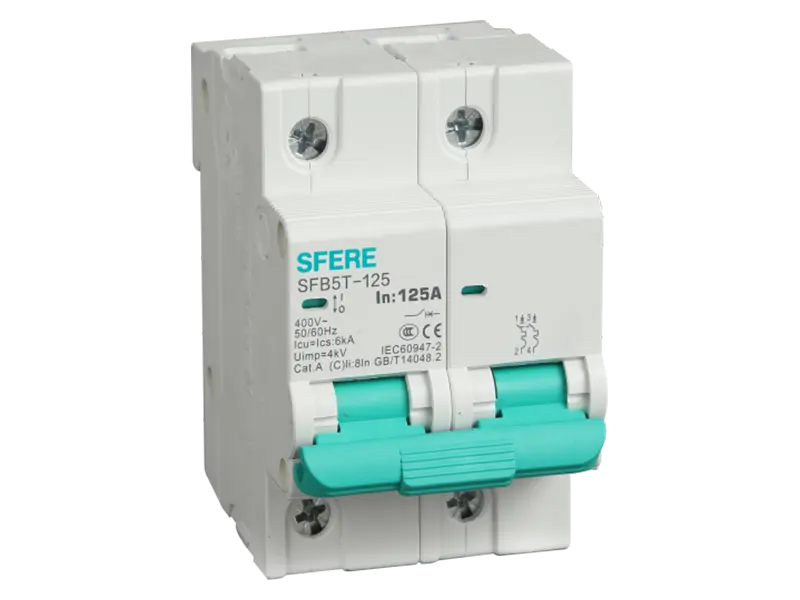 Miniature Circuit Breaker SFB5T-125 Series Overload Short-Circuit Protection for Industrial Commercial and Residential Applications Elecnova Power