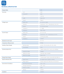 PD194Z-E20 Three-phase Multi-functional Power Meter with Power Quality Monitoring for Intelligent Distribution Systems
