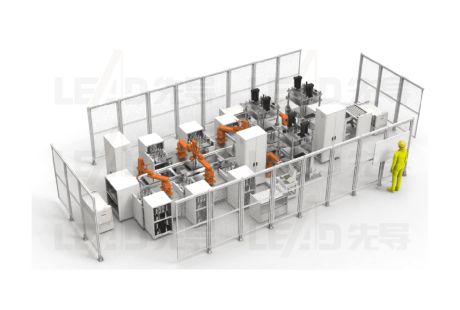 SOFC Stack Production Line Robotic Vision Stacking MES Integration Smart Manufacturing LeadIntelligent