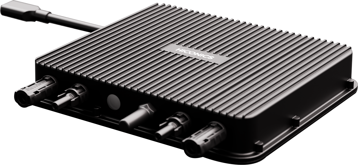Micro-inverter 800W Dual MPPT IP67 Waterproof for Balcony PV Systems Wi-Fi Mesh Built-in