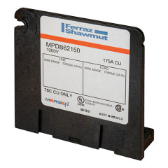 Power Distribution Block 1000V 175A Tin-plated Copper Box-to-Box Connection for Solar Energy Storage Systems Mersen