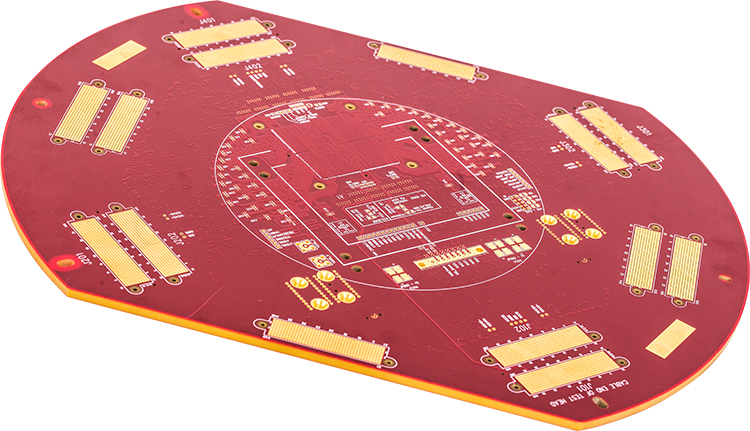 34 Layers High Layer Count PCB 4.6mm Thickness 0.1mm LW/LS 18:1 Aspect Ratio for High-Speed Impedance Applications ENIG Finish