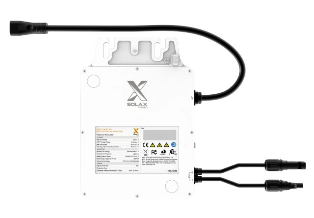 Microinverter 1-in-1 High Efficiency Compact Solar Power Conversion for Small-Scale Installations SolaX Power USA