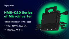 Microinverters Cost-Effective 1600-2000VA High Power Output for Solar PV Systems Hoymiles