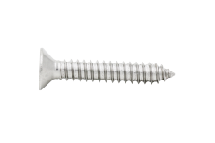Cross Recessed Countersunk Head Tapping Screws 304 Stainless Steel High Strength 700MPa Rockwell Hardness 450MPa For Power Equipment Electronic Machinery Decoration Construction