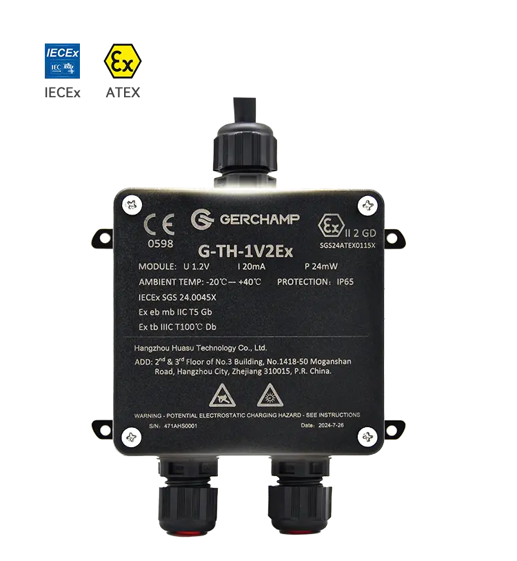 G-TH-Ex Explosion-Proof Battery Monitoring Module for Petrochemical Industry IECEx/ATEx Certified GERCHAMP