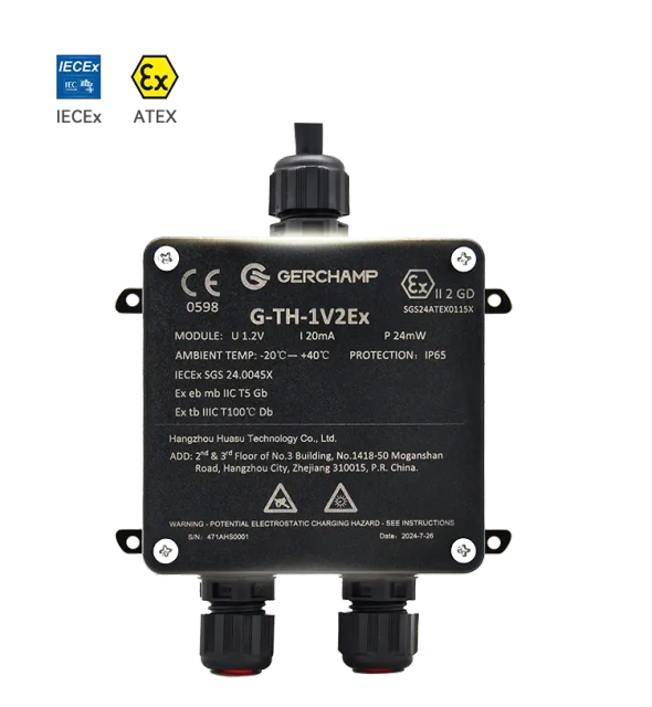 G-TH-Ex Explosion-Proof Battery Monitoring Module for Petrochemical Industry IECEx/ATEx Certified GERCHAMP