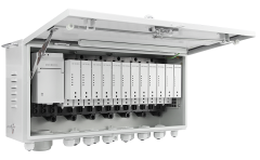 Cluster Metering Cabinet Powder Coated Galvanized Steel IP54 Outdoor Wi-SUN 3G/4G Communication