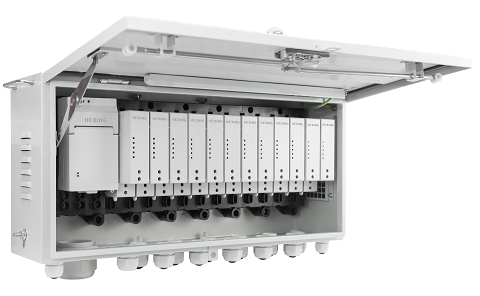 Cluster Metering Cabinet Powder Coated Galvanized Steel IP54 Outdoor Wi-SUN 3G/4G Communication