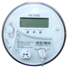 Single Phase ANSI Smart Meter HXS100-A with RF/PLC/3G/4G Communication UL Certified for AMI Demand Monitoring and TOU Load Profile