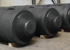 Large-Size Graphite Carbon Electrodes High-Strength Industrial Silicon Smelting Furnace Applications Haitai Solar