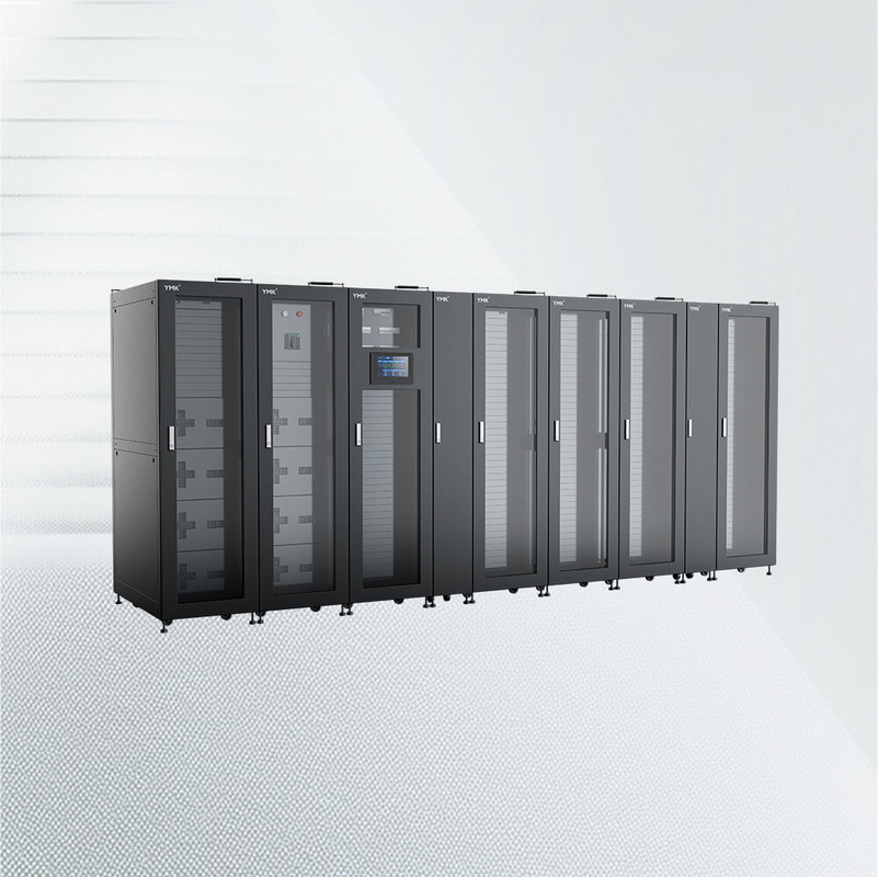 YMK Module R Series Integrated Cabinet All-in-Row Design for Power Distribution and UPS Integration Prefabricated Data Center Cabinet for Edge Data Centers and SME Server Rooms