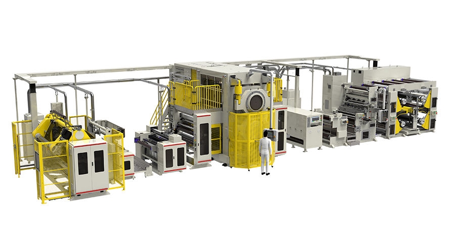 Calendering and Slitting Integrated Machine High-Speed 120m/min 1500mm Roller Width for Battery and Energy Storage Material Processing