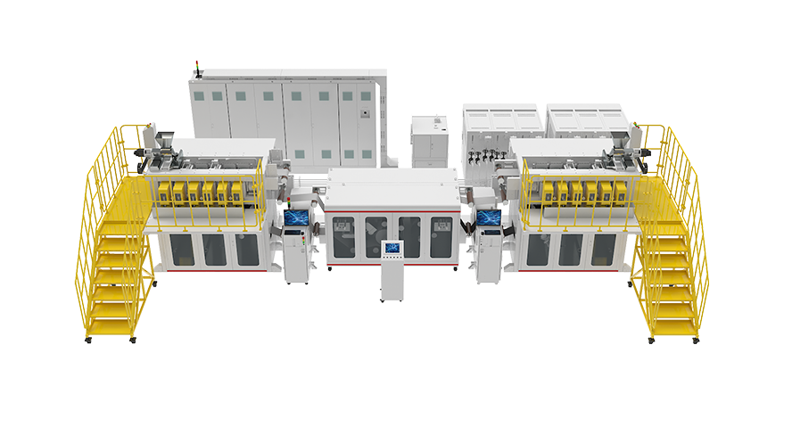 Solid-state Dry Film Formation & Composite Integrated Equipment Folding Back Powder Spreading Multi-level Temperature Control Roller Multistage Speed Difference Control for Energy Storage and Battery Manufacturing