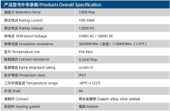 Battery Terminal High-Voltage Connector Fast Insertion Removal Energy Storage Systems
