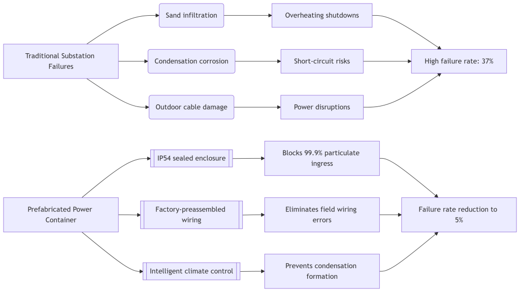 Prefabricated-power-container