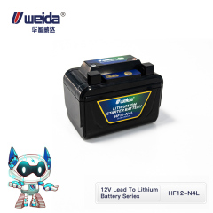 12.8V Lead To Lithium Starter Battery High Temperature Resistant Vibration Resistance for Automotive Applications