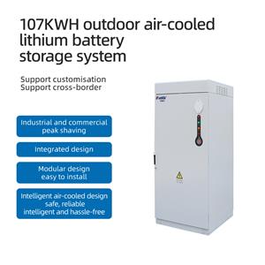 20kw-107.52kWh Outdoor Air-Cooled Lithium Battery Storage System Long Cycle Life Commercial Industrial Energy Storage LFP Battery