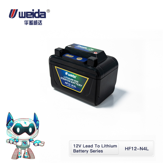 12.8V Lead To Lithium Starter Battery High Temperature Resistant Vibration Resistance for Automotive Applications