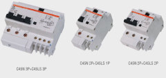 DZ47(C45LS) Earth Leakage Circuit Breaker 50/60Hz 240V 415V 60A Electrical Safety Protection for Overload Short Circuit and Leakage Prevention