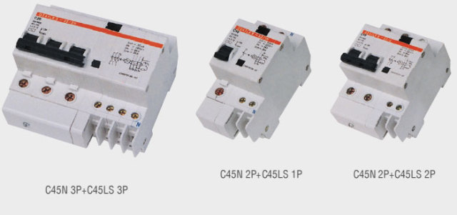 DZ47(C45LS) Earth Leakage Circuit Breaker 50/60Hz 240V 415V 60A Electrical Safety Protection for Overload Short Circuit and Leakage Prevention