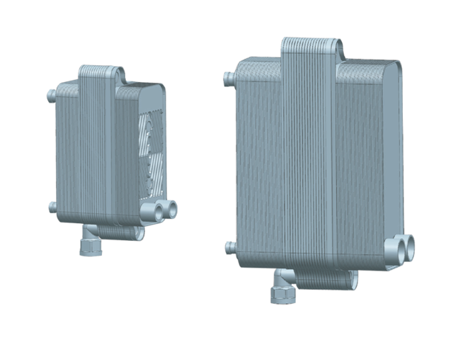 Dryer High-Efficiency Brazed Plate Heat Exchanger for Refrigeration and Air Compression Systems