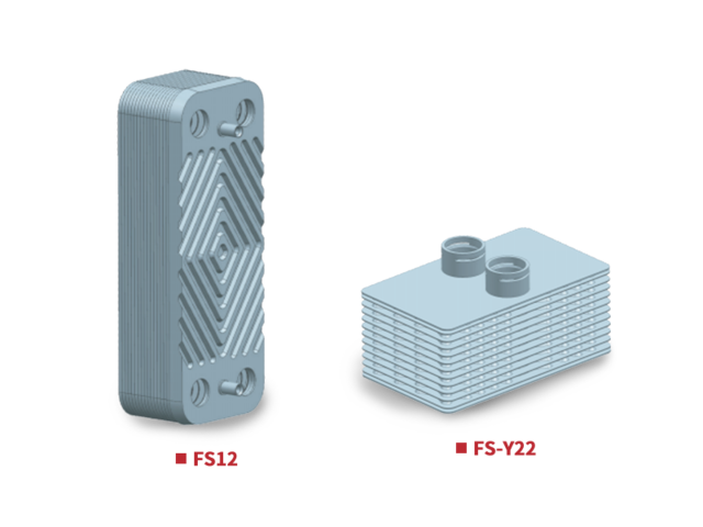 Wall-hung Stove Secondary Heat Exchanger High-efficiency Long-life for Gas Boiler FS12 FS14 FS-Y12