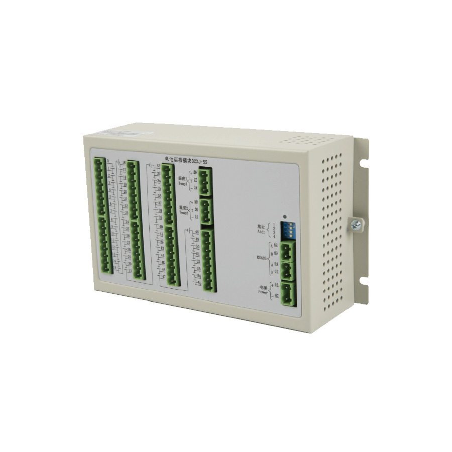 DCXJ-55 DC System Data Collection Module for Battery Voltage and Temperature Monitoring in Energy Storage Systems