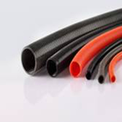 Orange Polyamide12 Tubing Flame-Retardant Flexible Resistant Oil Acid Solvents Electric Vehicle Building Weyer-Electric