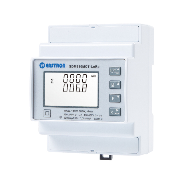 Three Phase LoRaWAN Multi-Function Energy Meter High Accuracy Class 0.5S/Class 1 for IoT Solutions EastronGroup