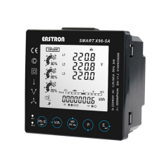 Three Phase Panel Mounted Multi-function Meter Self-Powered Supply High Accuracy Class 0.5s Up to 63rd Harmonic for Electricity Distribution Eastron