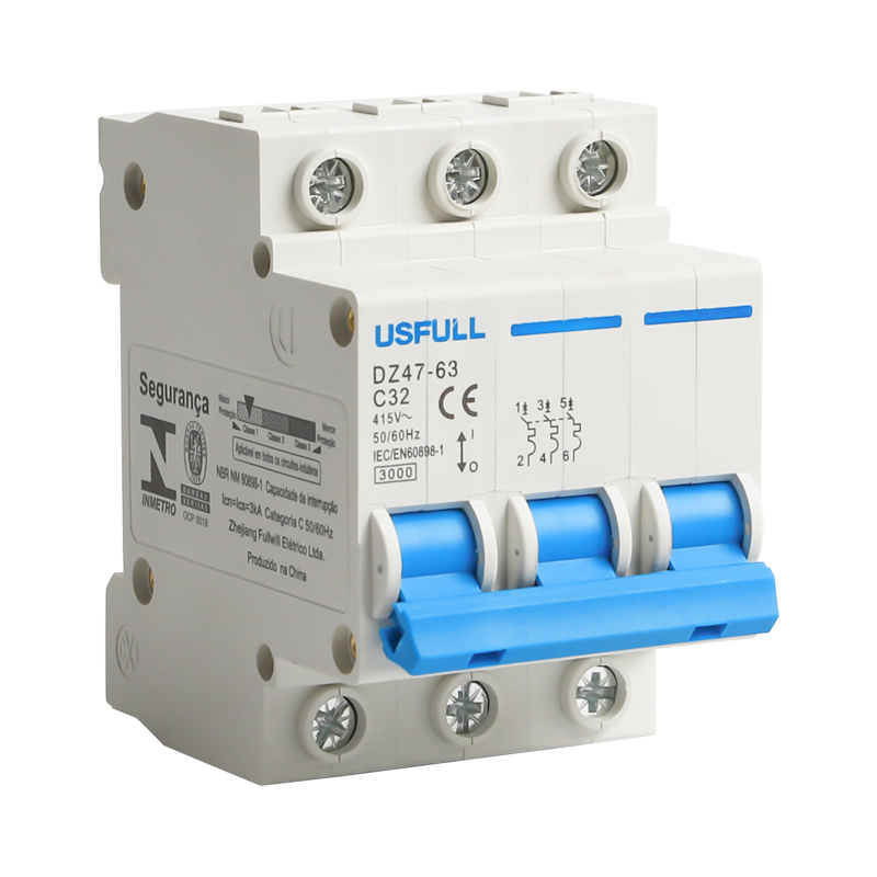 USFULL DZ47 Circuit Breaker 3/4.5kA Short Circuit Protection Home & Industrial Electrical Systems USFULL