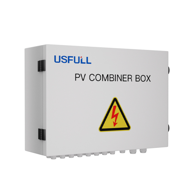Solar PV Combiner Box Waterproof Dustproof Overload Protection for Grid Off-Grid Energy Storage Systems USFULL