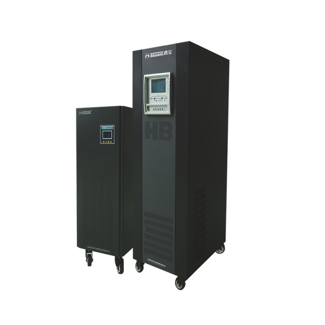 HBD Series Power Frequency Online UPS Power Supply Three Input Single Output High Efficiency IGBT Inverter Technology for Finance Telecommunications Industrial Applications Hossoni